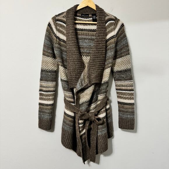Moda International Mohair Wool Blend Cardigan Medium Boho Cabincore Granola Girl - Picture 1 of 12